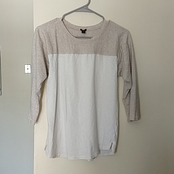 J. Crew Tops - J. Crew heathered baseball tee